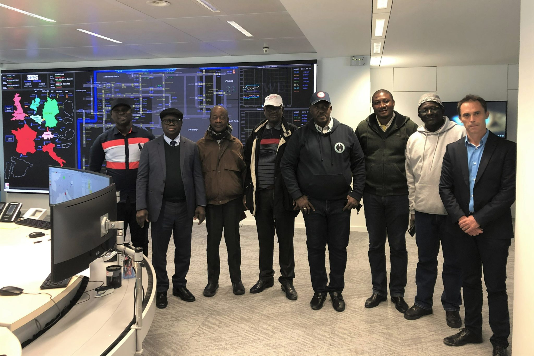 Visit from TSO members of the West African Power Pool (WAPP) Coreso